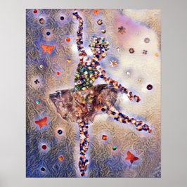 Cute Purple Dancer Poster