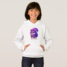 Cute Purple Squirrel  Hoodie