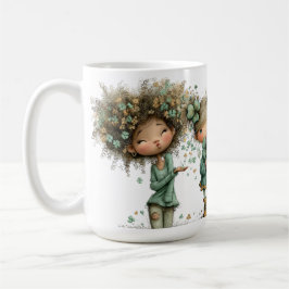 CUTE QUIRKY LITTLE IRISH GIRLS  KAFFEETASSE