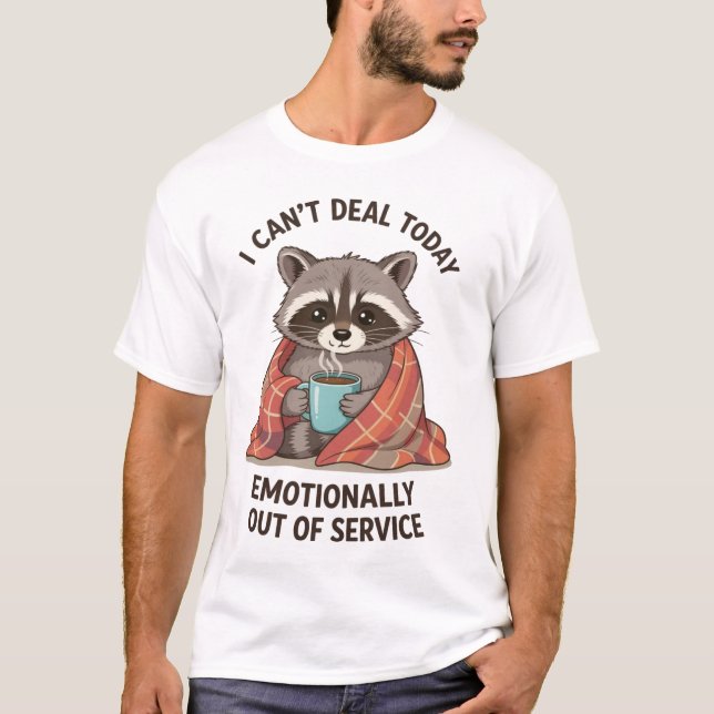 Cute Raccoon T-Shirt  (Vorderseite)