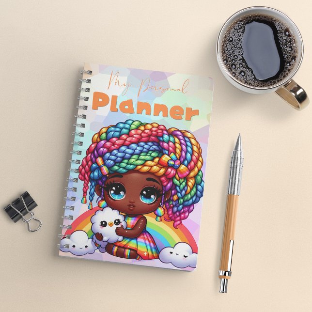 Cute Rainbow Chibi Girl "My Personal Planner" (Créateur téléchargé)