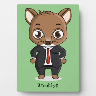 Cute rat cartoon illustration fotoplatte