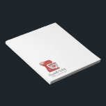 Cute Red Bakery Cake Mixer Notepad Notizblock<br><div class="desc">A feminine red cake mixer with flowers decorates this bakery notepad. Personalize it with your name and business information. Designed for you by Blackberry Boulevard.</div>