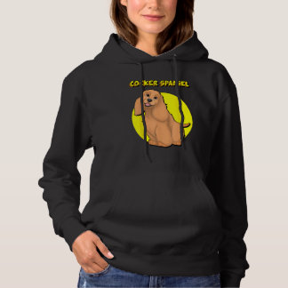 Cute Red Cocker Spaniel Hoodie