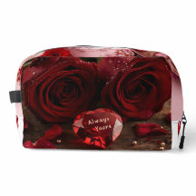 Cute Red Rose Romantic Valentine Zipper Makeup
