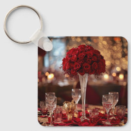 Cute Red Rose Valentine special Romantic Schlüsselanhänger
