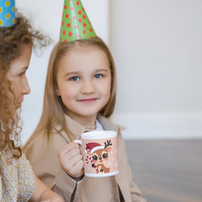 Cute Reindeer Christmas Mug (Créateur téléchargé)
