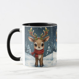 Cute reindeer christmas travel mug for cozy drinks tasse