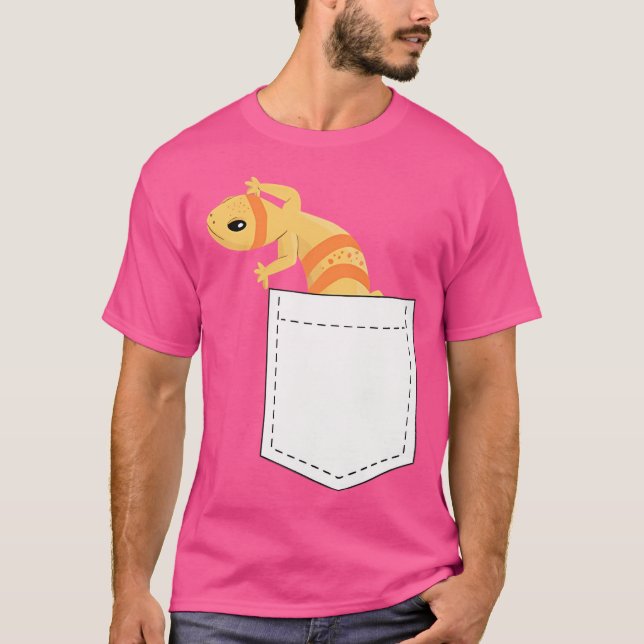 Cute Reptile Funny Leopard Gecko T-Shirt (Vorderseite)