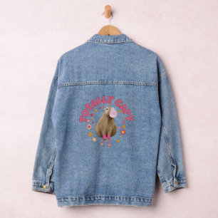 Cute Retro Bubblegum soufflant Capybara