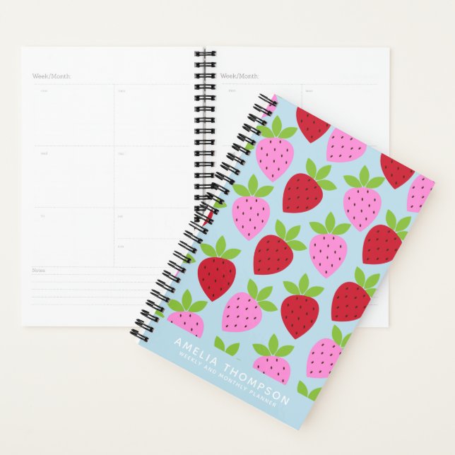 Cute Retro Fruit Motif Personnalisé (Devant avec enveloppe)