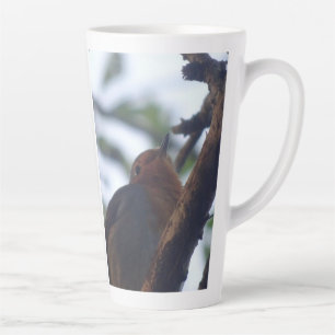 Cute Robin dans l'arbre haute latte Mug