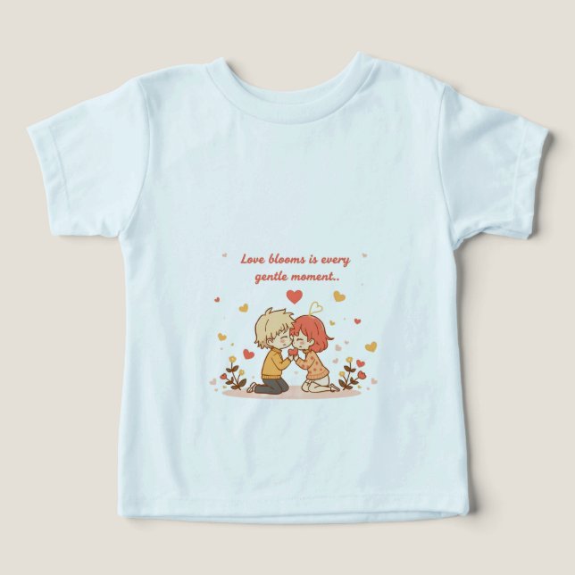 Cute Romantic Anime Couple - Love Moment (Design Vorderseite)