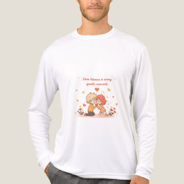 Cute Romantic Anime Couple - Love Moment Tri-Blend Shirt