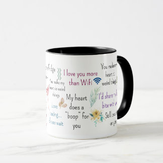 Cute Romantic Quotes Aesthetic Mug Art Tasse