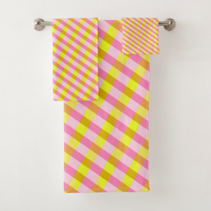 Cute rose et jaune Motif