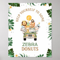 Cute Safari Animals Birthday Party