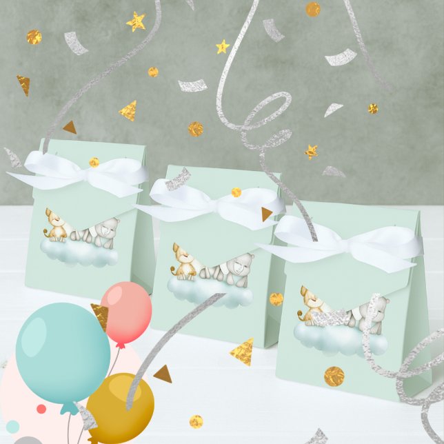 Cute Safari Baby Animal Favor Box  Geschenkschachtel (Von Creator hochgeladen)