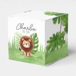 Cute Safari Lion Birthday Geschenkschachtel