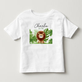 Cute Safari Lion Birthday Kleinkind T-shirt