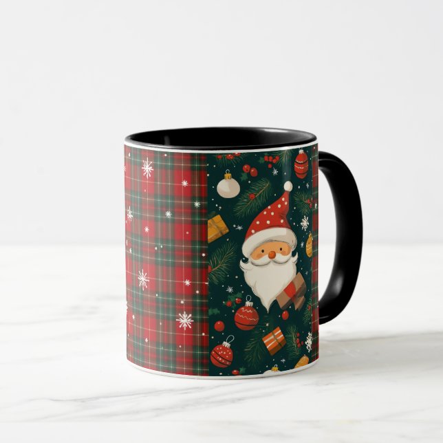 Cute Santa Christmas Mug (Devant droit)