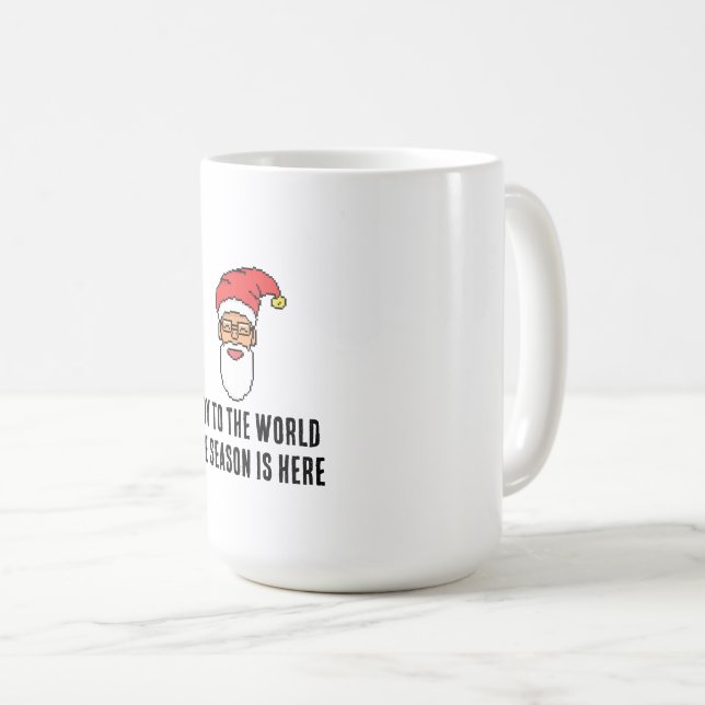 Cute Santa Claus Christmas Design Kaffeetasse (VorderseiteRechts)