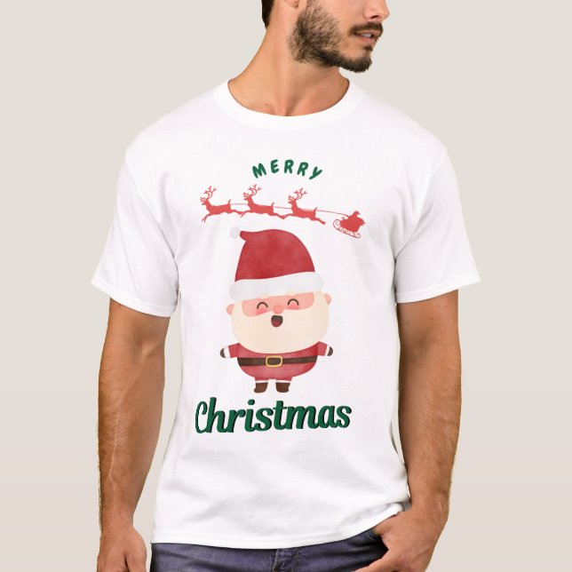 Cute Santa T-Shirt (Vorderseite)