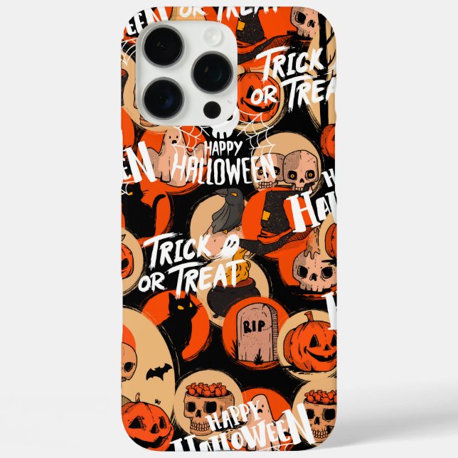  Cute & Scary Halloween Spooky vibes  iPhone 16 Pro Max Hülle (Rückseite)