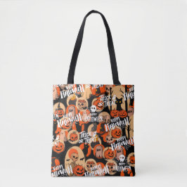 Cute & Scary Halloween Spooky vibes Tasche