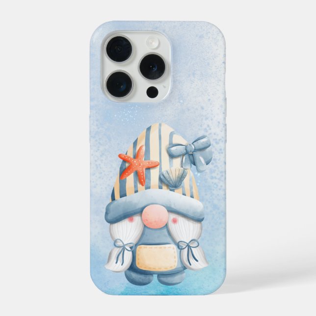Cute Sea Gnome Phone Case iPhone 15 Pro Hülle (Rückseite)