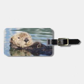 Cute sea otter gepäckanhänger