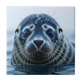 Cute Seal Close up Fliese