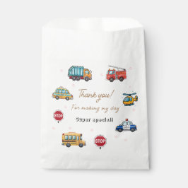 Cute Service Vehicle Birthday bash Favor Bags Geschenktütchen
