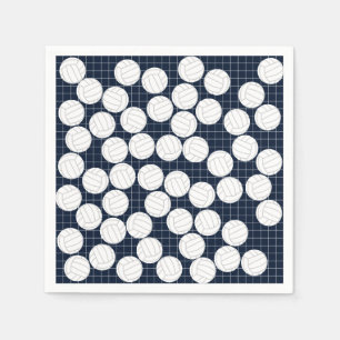 Cute serviette en papier volley-ball