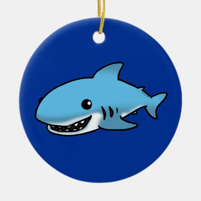 Cute shark keramikornament (Vorne)