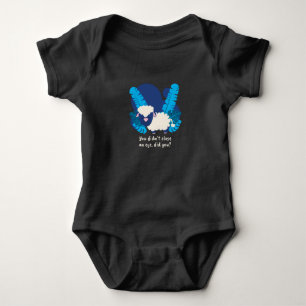 Cute Sheep don't close Eyes Baby Strampler