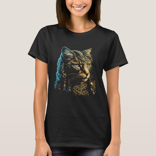 Cute Siberian Cat  Egyptian Pharaoh Siberian Cat O T-Shirt (Vorderseite)