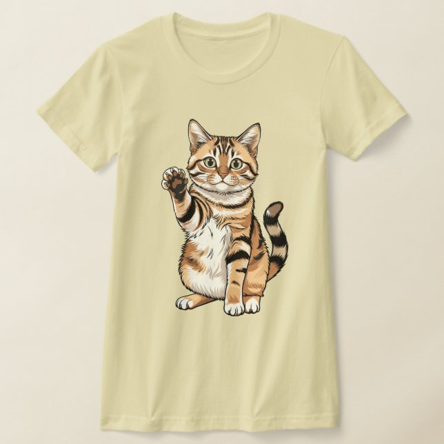 Cute simple design men cat lover T-Shirt (Ablage )