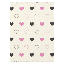 Cute Simple Heart Pattern Tischdecke