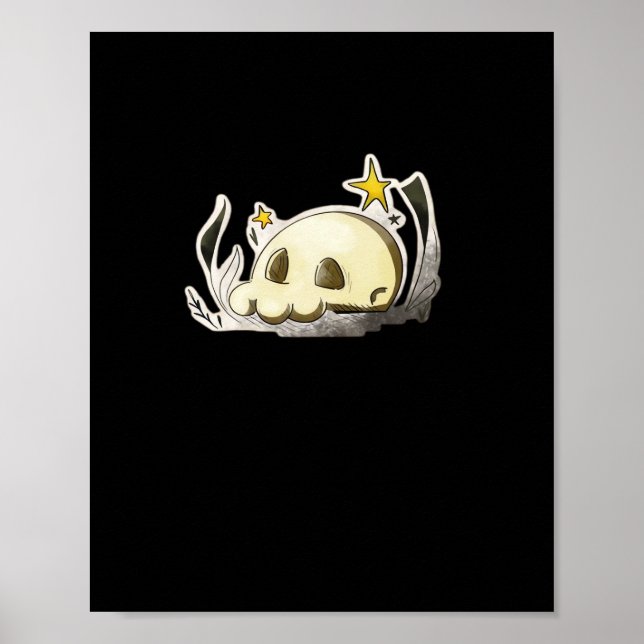 Cute Skull Oversized Poster (Vorne)