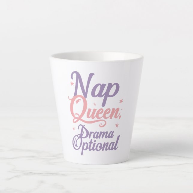 Cute Sleep Lover Anti-Drama Saying Milchtasse (Vorderseite)