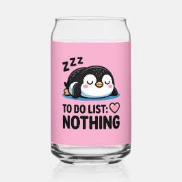 cute sleeping penguin, to do list nothing dosenglas