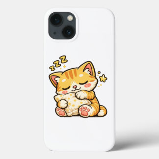 Cute Sleepy Cat Pillow Case-Mate iPhone Hülle