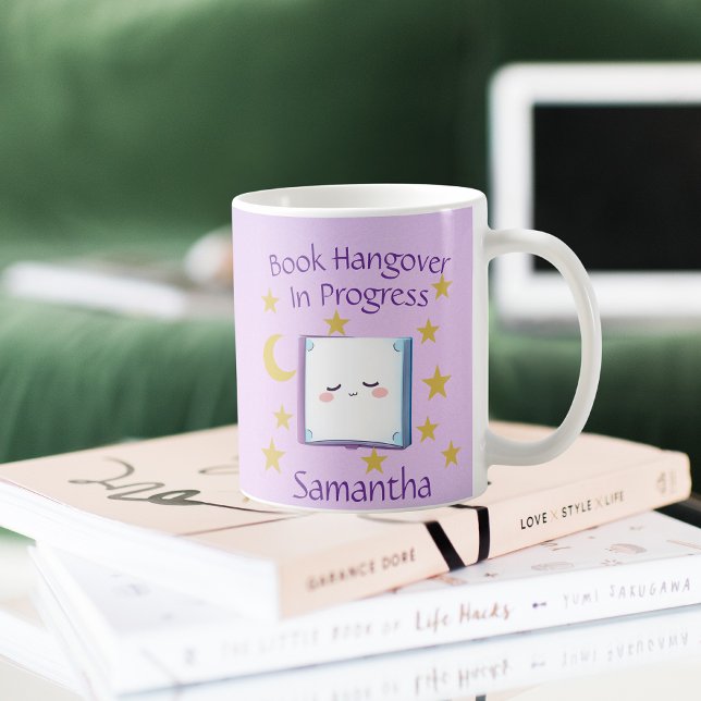 Cute Sleepy Livre Mug (Créateur téléchargé)