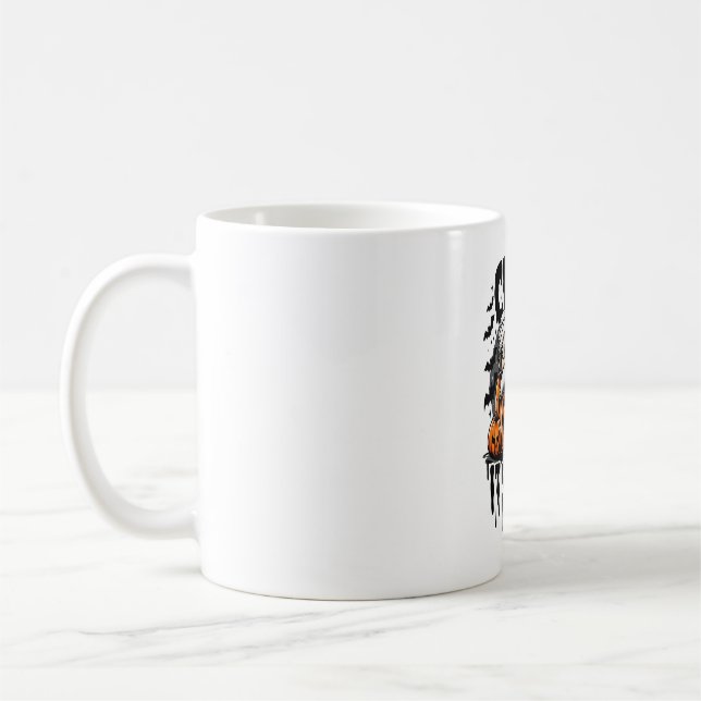 Cute Sloth Happy Halloween Kaffeetasse (Links)