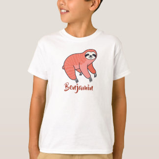 Cute Sloth Kids T-Shirt – Adorable Lazy Animal Tee
