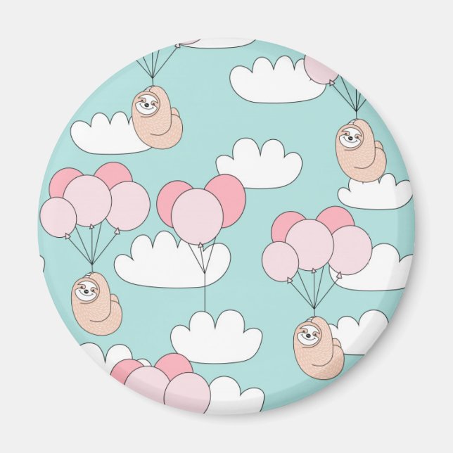 Cute Sloth Magnet (Vorne)