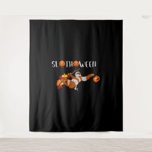 Cute sloth Slothoween Halloween Anzug Wandteppich