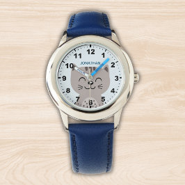 Cute smiling Cat for kids Armbanduhr