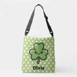 Cute Smiling Clover Tragetaschen Mit Langen Trägern